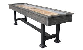 Table shuffleboard is a game of skill common in north america. Berner Billiards The Urban 9 12 14 Or 16 Foot Shuffleboard Table In Midnight Shuffle Board Table Shuffleboard