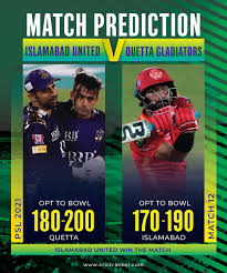 Psl live streaming pakistan super league (psl) is one of the biggest leagues in the world and people all over the world can enjoy the sixth edition of psl on various platforms. Islamabad United Vs Quetta Gladiators Psl 2021 Match 12 Prediction Who Will Win Today S Match
