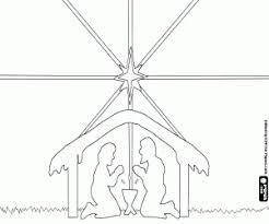 Ausmalbilder Weihnachtskrippe Malvorlagen