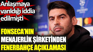 Paulo fonseca yeni fenerbahçe teknik direktörü mü olacak? Svean Ljighbzm