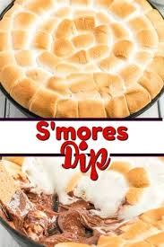 Our Ooey Gooey S Mores Dip May Be The Definition Of Easy Dessert All You Need Are Two Ingredients Melted Chocolate And G In 2020 Easy Desserts Food Cooking Chocolate