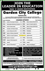 The garden city college offers its students access to printed copies of all subjects. Garden City College Bengaluru Bangalore Karnataka Punjabcolleges Com