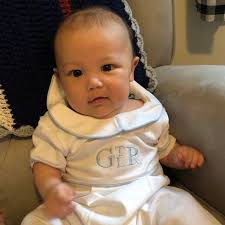 Kiran's Short Sleeve-white With Blue Trim-long Pants,no Footie  Outfit-coming Home Outfit-newborn Coming Home Outfit-pima Cotton Baby