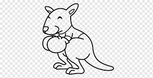 Free kangaroos coloring page to print and color. Boxing Kangaroo Large Coloring Pages Coloring Books For Kids Drawing Boxing Kangaroo White Mammal Child Png Pngwing