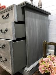 Dry Brushing Furniture Tutorial Grey Painted Furniture Gray Painted Furniture Shabby Chic Furniture