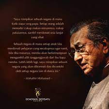Kau tidak akan pernah tahu kekuatan dirimu hingga seseorang menyakitimu sangat dalam. Kata Kata Mutiara Tun Dr Mahathir Gambar Status Wa