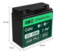 Green Cell® AGM VRLA 12V 20Ah bezobsługowy akumulator do kosiarki skutera  łodzi wózka inwalidzkiego