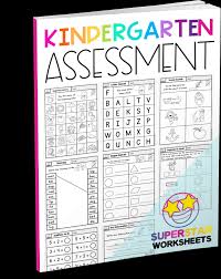 I find that when i do encourage my kids to read they actually enjoy it. Kindergarten Assessment Worksheets Superstar Worksheets