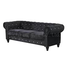 Traditional velvet upholstered chesterfield sofa with accent pillows, purpleby casa divina(22). China Modern European Living Room Grey Velvet Chesterfield Sofa 3 Seat Sectional Assembled Set Sofa China Home Furniture Living Room Furniture