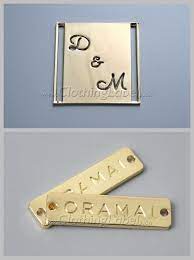 Haldis 71 dining table in white ceramic glass and walnut the haldis dining table is a perfect blend of sleek design and classic style. Metal Labels For Clothing Clothinglabels Cn Metal Tags Label Metal Accessories Metal Tags