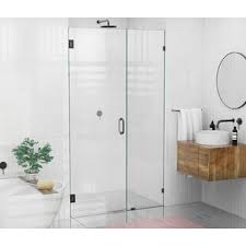 Most older homes will have this style door hinge you will need to remove however a lot of newer houses have. Hinged Shower Bathtub Doors You Ll Love In 2021 Wayfair