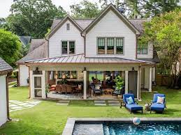 See more ideas about exterior, bohemian home, architecture. Two Story Boho Style Poolhouse Exterior Hgtv