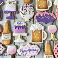 21st Birthday Cookie Cake Ideas Beer Themed 21st Birthday 21st Birthday Cupcakes Beer Cookies 21st Birthday Cakes