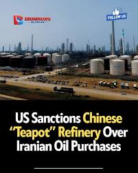 FMTBusiness The US imposed sanctions on Qingdao Haiye Oil Terminal Co., Ltd.,  accusing it of importing large volumes of Iranian crude and helping Tehran  earn billions.