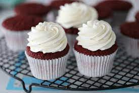 Add the flour and salt. Red Velvet Cupcakes With Vanilla Frosting Passion For Baking Get Inspired