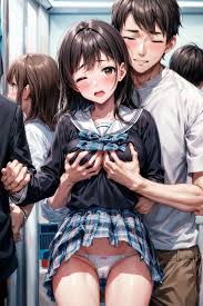 痴漢された清純女子校生のAIエロ画像 21pic | HENTAI-AI エロ画像ブログ