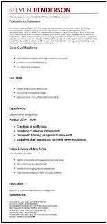 Our simple editing tools make it easy to get exactly the resume you want. View Our Sales Advisor Cv Example And Get Hired Myperfectcv