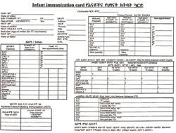 Immunization Module Monitoring Your Immunization Programme