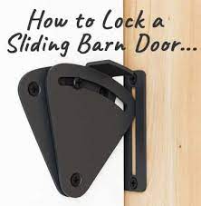 Great for room dividers, closet doors, office doors, pantry doors, laundry doors, window treatments, decorative accents and more! Barn Door Lock How To Lock A Sliding Barn Door