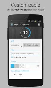 The android widget will help you to countdown the days (calendar or working) until a specified date. Countdown Widget For Events For Android Apk Download