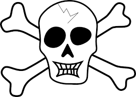 Pirate Skull And Crossbones Clip Art At Clkercom Vector