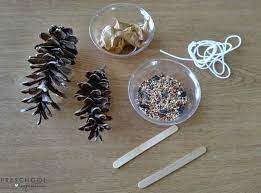 Get instructions and tips fto make an easy pine cone bird feeder, plus how to customize the a pine cone bird feeder is an easy, inexpensive project perfect even for young birders to make, and a pine cones can be collected below pine trees in the fall; How To Make Pine Cone Bird Feeders With Preschoolers