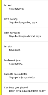 Emergencies Melayu Malay Language English Language Learning English Speech