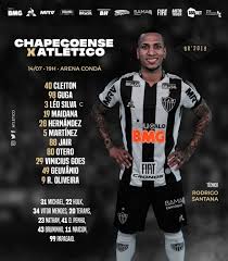 Provável escalação do galo hoje contra o jorge wilstermann para o jogo das oitavas de finais da libertadores. Atletico Entra Em Campo Contra Chapecoense Com Time Reserva Veja Escalacao Esportes Home