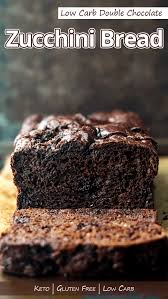 Really Tasty And Has Great Soft Texture Used Stevia Xerytol As Sweetener A Tasty Double Choc Chocolate Zucchini Bread Low Carb Desserts Low Carb Gluten Free