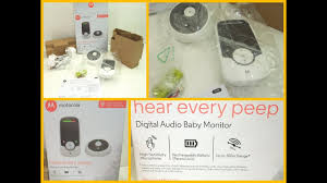 motorola mbp160 baby monitor hear every peep digital dect audio new youtube