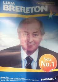 Leaflet from Liam Brereton (who was in an Aldi ad) -Fine Gael