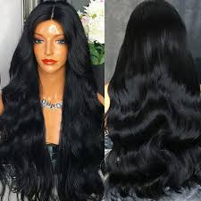 For all of the lucky ladies out there who have been blessed with long thick hair, you understand that this blessing can sometimes feel like a curse. 33 Off 2020 Ultra Long Middle Part Thick Wavy Synthetic Wig In Black Dresslily