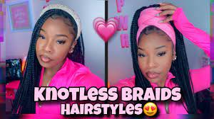 How do i look after knotless box braids? 10 Ways To Style Knotless Braids Box Braids Tymarrahgi Youtube
