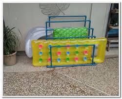 14 super easy toy storage ideas 1. Diy Pool Float Storage Diy Pool Pool Toy Storage Diy Pool Toys