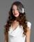 Bridal Birdcage Veil Hair Down