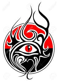 Basically making my old idea seem like crap. Tribal Tattoo With Snake Eye Vector Royalty Free Cliparts Vectors And Stock Illustration Image 3454408