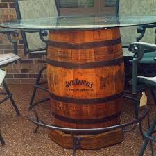 Pin By Darlene Meredith On Randomness Wine Barrel Furniture Whiskey Barrel Table Wine Barrel Table
