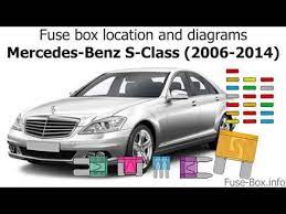 Ry116 5 pin wire diagram machine learning. Fuse Box Location And Diagrams Mercedes Benz S Class Cl Class 2006 2014 Youtube