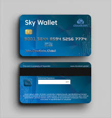 You can pay directly via this card without worrying about cash because many merchants offer credit card payment. Business Card Design 19 Skywallet Credit Card Design Project Designcontest