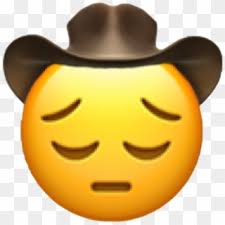 Cowboy Emoji Transparent Yee Haw Hd Png Download 1026x1024 961347 Pngfind Glossy, matte, and transparent options in various sizes. cowboy emoji transparent yee haw hd