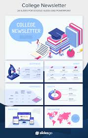 Use This Google Slides Theme And Powerpoint Template To Create A Newsletter For College Students In 2020 Powerpoint Presentation Design Powerpoint Powerpoint Templates