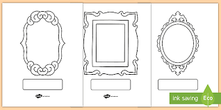 Use one of our free resume templates for word and get one step closer to the perfect job application. My Self Portrait Blank Picture Frame Templates