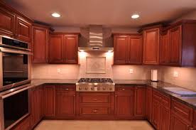 Cherry cabinet kitchen black countertops. Cherry Kitchen Caninets And Backsplashes Ideas Home Decor And Interior Design