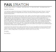 In the same way that you might reference resume samples, the following hostess cover letter example will help you to write a cover letter … Cover Letter Casino Dealer Example Uxnew