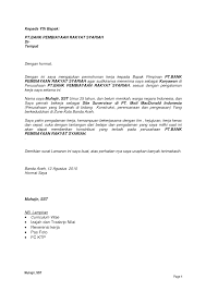 Maybe you would like to learn more about one of these? Contoh Surat Lamaran Kerja Bank Nagari Padang Contoh Surat