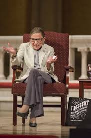 U S Supreme Court Justice Ruth Bader Ginsburg Talks About A Meaningful Life Knowridge Science Report Knowridge Ruth Bader Ginsburg Kickass Women Justice Ruth Bader Ginsburg