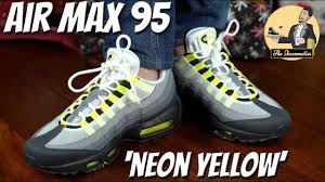 Nike Air Max 95 Og Neon Yellow On Feet Overview Youtube