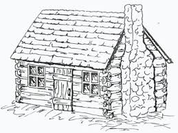 Beautiful Log Cabins Log Cabin Cabin Art House Colouring Pages Coloring Pages