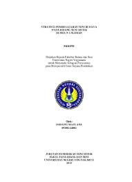 1.4.1 teori pembelajaran yang menyokong seni dalam pendidikan (a) teori konstruktivisme konstruktivisme ialah perspektif psikologi dan falsafah yang menyatakan individu. Top Pdf Strategi Pembelajaran Seni Budaya Pada Bidang Seni Musik Di Sma N 1 Sleman 123dok Com