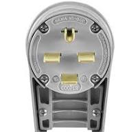 Arrow Hart 8432AN Power Plug, straight, 30A, 250V, 3pole, 4wire grounding,  industrial grade, grey